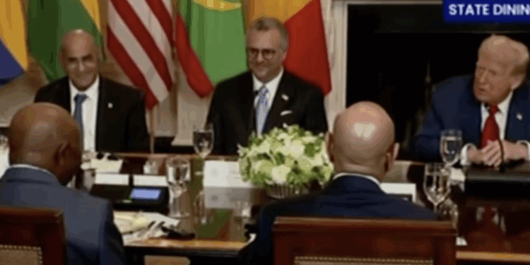 Trump Praises Liberian President’s English
